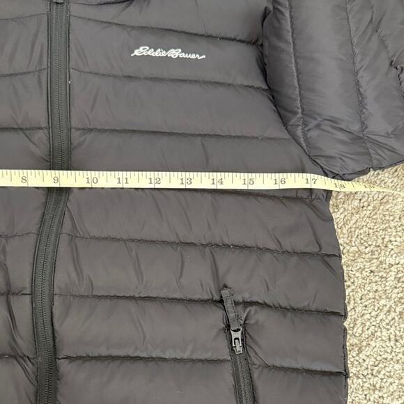 Eddie Bauer Kid's Black Puffer Coat - Picture 5 of 7